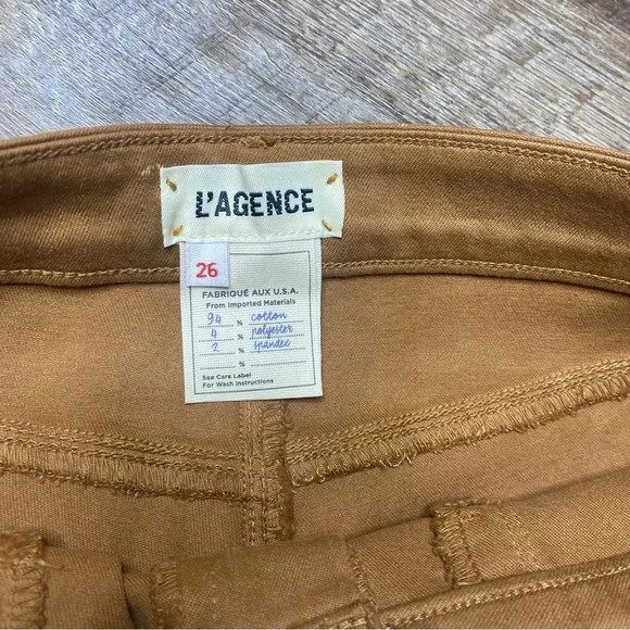 L’AGENCE Java coated Sabine Zip skinny Jean size 26 NWOT-FINAL PRICE - Picture 8 of 8